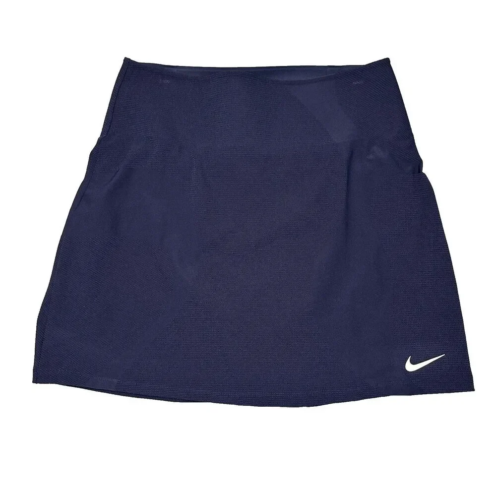 Nike Dri-FIT UV Tour Women's Golf Skirt Large Navy